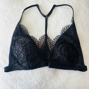 Triangle Black Lace Bralette